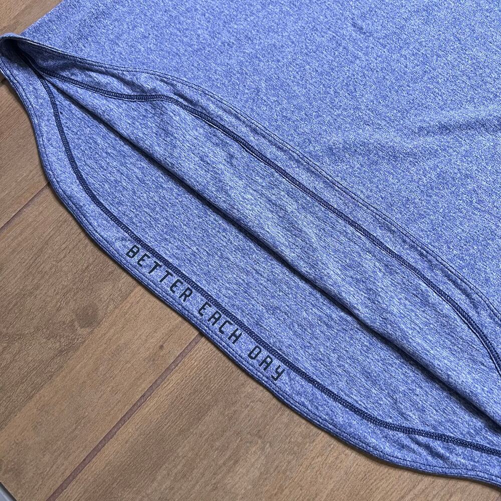 Lululemon Metal Vent Tech Shirt Mens XL Blue Short Sleeve Athletic gym - Picture 7 of 10